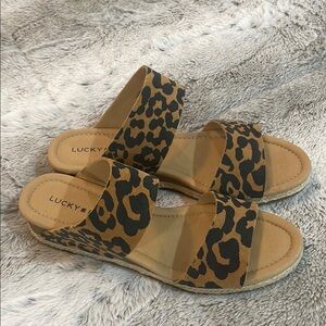 Lucky Brand Leopard Print Women's Sandals
